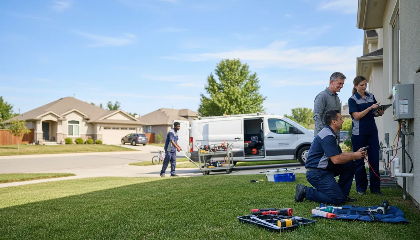 Tankless water heater service in Manor, PA